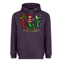 Plum Elf Squad Heavyweight Hoodie - CowhideDigitalArt