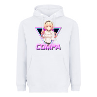 White hyperdimension neptunia (compa aesthetic) Heavyweight Hoodie - lanVoArt
