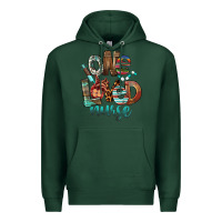 Sports Green One Loved Nurse Premium Hoodie - FaDigitalArtStudio