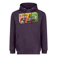 Plum old school fruit stripe gum Heavyweight Hoodie - lanVoArt