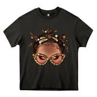Asphalt Afro Bantu Knots Hairstyles Messy Bun With Clasp Bbs  2 Heavy Core Tee - BundleAndBundleShop