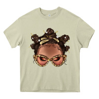Mossy Afro Bantu Knots Hairstyles Messy Bun With Clasp Bbs  2 Heavy Core Tee - BundleAndBundleShop