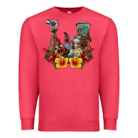 Cardinal farm life chicken Premium Sweatshirt - SublimationCraftShop