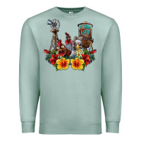 Seafoam farm life chicken Premium Sweatshirt - SublimationCraftShop