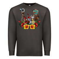 Smoke farm life chicken Premium Sweatshirt - SublimationCraftShop