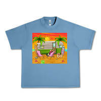 Pebble Blue summer caravan Urban Heavy Tee - TumblerDesignByShophia