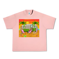 Salmon summer caravan Urban Heavy Tee - TumblerDesignByShophia