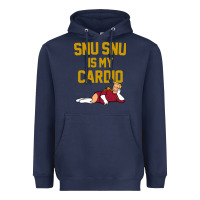 Navy Futurama Snu Snu Is My Cardio GIFT Heavyweight Hoodie - lanVoArt