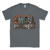 Charcoal Heather minding my own small business Classic Tee - RacoonDesign