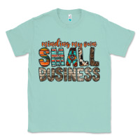 Seafoam minding my own small business Classic Tee - RacoonDesign