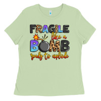 Matcha fragile like a bomb ready to explode Ladies Tee - Artiststas