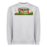 Heather Grey christmas vibes libbey glass Heavyweight Sweatshirt - BundleAndBundleShop