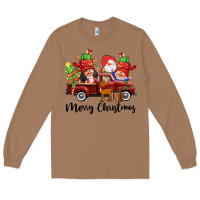 Toasted Coconut merry christmas truck gnomies Long Sleeve Tee - CowGirlArtShop