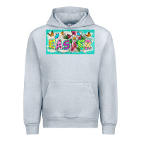 Heather Grey easter cross license plate template Urban Hoodie - BarkalooDesign