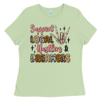Matcha support local hustlers and dreamers Ladies Tee - Artiststas
