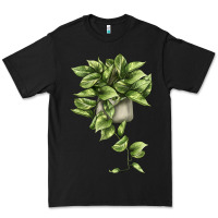 Black Golden Pothos Premium Tee - LillyAllenDesigns