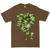 Cacao Golden Pothos Premium Tee - LillyAllenDesigns