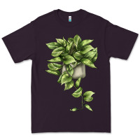Plum Golden Pothos Premium Tee - LillyAllenDesigns