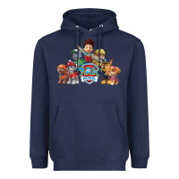 Navy Paw GIFT Patrol  11 Heavyweight Hoodie - lanVoArt