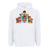 White Paw GIFT Patrol  11 Heavyweight Hoodie - lanVoArt