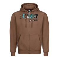 Chestnut senior mom Zipper Hoodie - CowhideDigitalArt