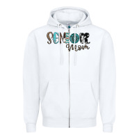 White senior mom Zipper Hoodie - CowhideDigitalArt