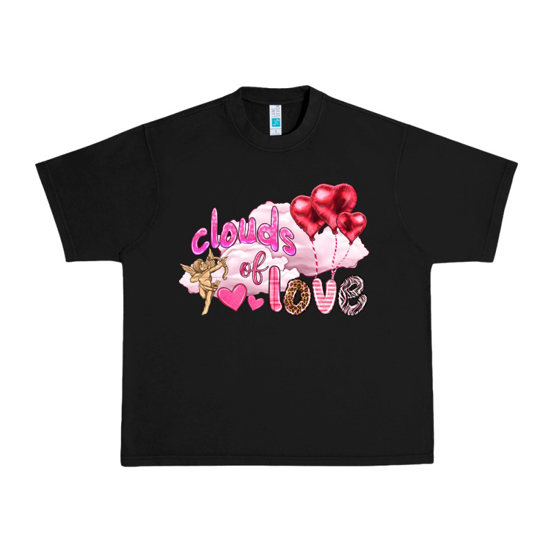 Clouds Of Love With Balloons Valentine's Day Urban Heavy Tee by HowdyJamesFarm | Teevron