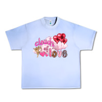 Grape Ice Clouds of love with balloons Valentine's Day Urban Heavy Tee - HowdyJamesFarm