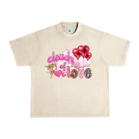 Sandshell Clouds of love with balloons Valentine's Day Urban Heavy Tee - HowdyJamesFarm