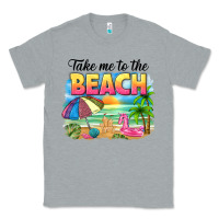 Heather Grey take me to the beach Classic Tee - NancyCooperArtShop