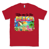 Red take me to the beach Classic Tee - NancyCooperArtShop