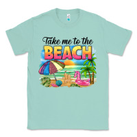 Seafoam take me to the beach Classic Tee - NancyCooperArtShop