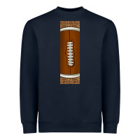 Navy american football with leopard pen wraps Heavyweight Sweatshirt - BundleAndBundleShop