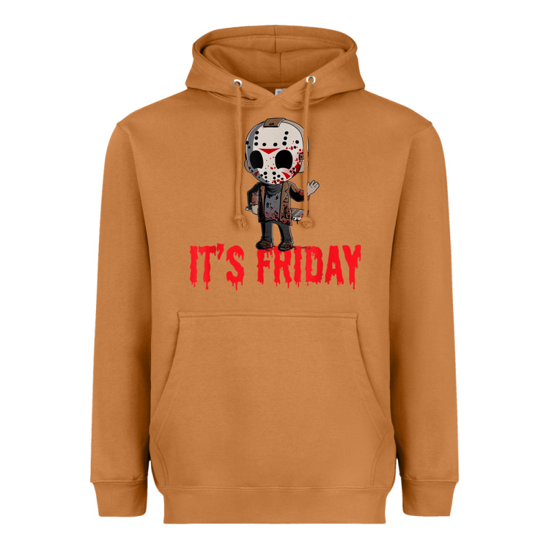 Funny Friday 13th Funny Halloween Horror Heavyweight Hoodie by lanVoArt | Teevron