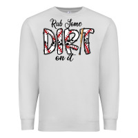 Dove Grey rub somedirt on it baseball Premium Sweatshirt - CowhideDigitalArt