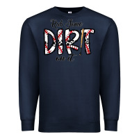 Navy rub somedirt on it baseball Premium Sweatshirt - CowhideDigitalArt
