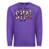 Purple rub somedirt on it baseball Premium Sweatshirt - CowhideDigitalArt