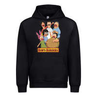 Black bobs family portrait Urban Hoodie - lanVoArt