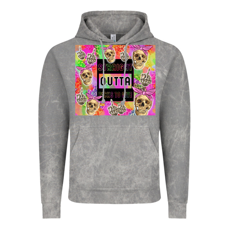 Straight Outta Fucks To Give Vintage Hoodie by TumblerDesignByShophia | Teevron