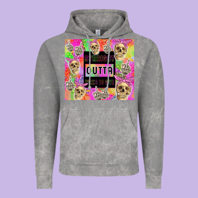 Straight Outta Fucks To Give Vintage Hoodie Designed By Tumblerdesignbyshophia