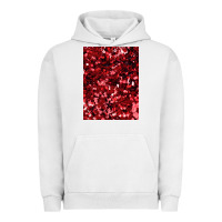 Pigment Lunar Rock red glitter party sequins Urban Hoodie - lanVoArt