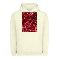 Pigment Pistachio red glitter party sequins Urban Hoodie - lanVoArt