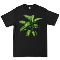 Black Dumb Cane Premium Tee - LillyAllenDesigns