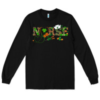 Black st patrick's day nurse Long Sleeve Tee - RanaPortraitStore