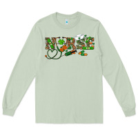 Matcha st patrick's day nurse Long Sleeve Tee - RanaPortraitStore