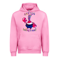 Fuchsia Pink Funny Men Are You Feeling It Now Mr Krabs Gifts For Music Fans 1 Urban Hoodie - lanVoArt