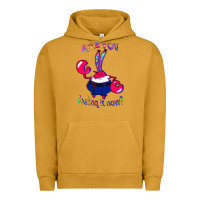 Pigment Peanut Butter Funny Men Are You Feeling It Now Mr Krabs Gifts For Music Fans 1 Urban Hoodie - lanVoArt