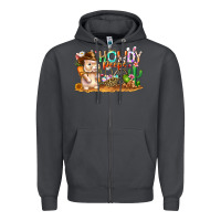 Smoke Easter Howdy Peeps Bunny Zipper Hoodie - CowhideDigitalArt