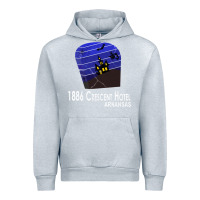 Heather Grey 1886 Crescent Hotel Eureka Springs Arkansas USA Halloween Haunted Bat  Urban Hoodie - lanVoArt