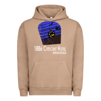 Pigment Burro 1886 Crescent Hotel Eureka Springs Arkansas USA Halloween Haunted Bat  Urban Hoodie - lanVoArt